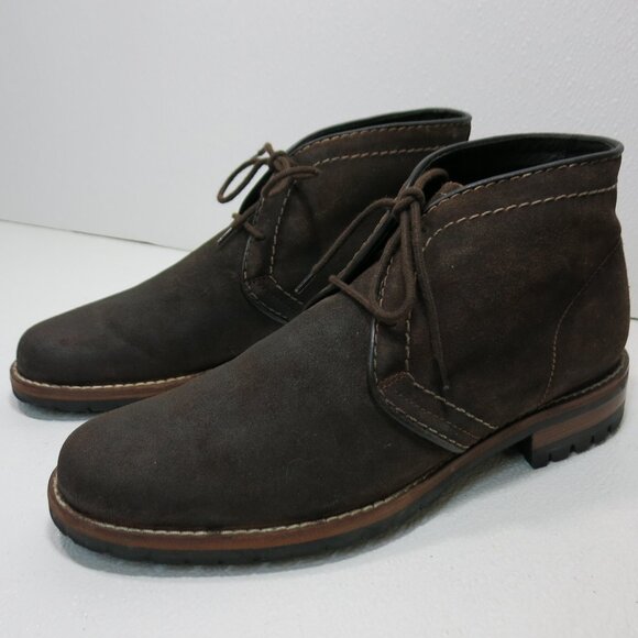 Tommy Hilfiger Leather Chukka Boots Casual Dress Shoes Men's Footwear Boot Sz 9 - Picture 1 of 7